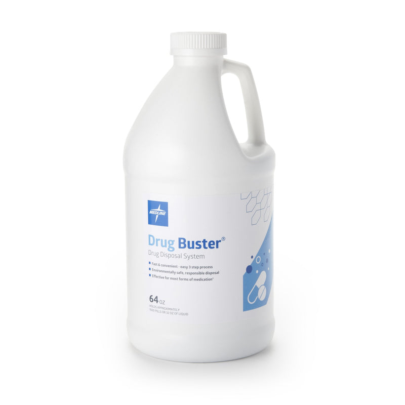 Drug Buster System Drug Disposal Solution, Sold As 4/Case Medline Otc3200