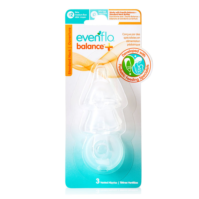 Evenflo® Feeding Balance + Standard Neck Nipple, Sold As 12/Case Evenflo 2121211