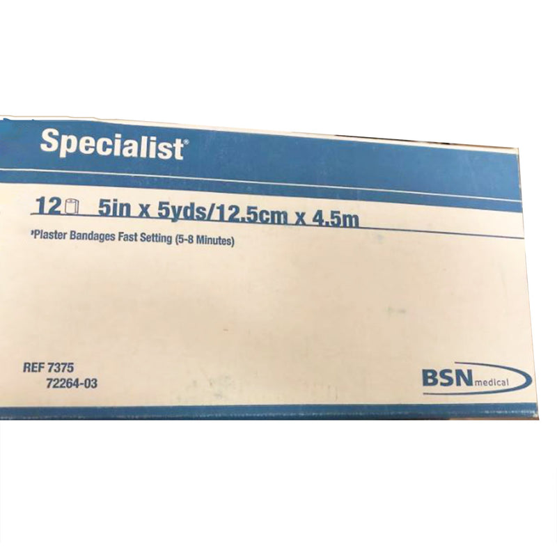 Specialist® Plaster Bandage, Blue, 5 Inch X 5 Yard, Sold As 1/Each Bsn 7375