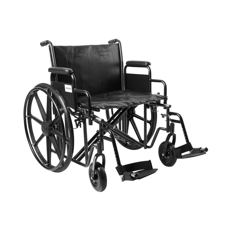 Mckesson Bariatric Wheelchair, 24-Inch Seat Width, Sold As 1/Each Mckesson 146-Std24Ecdda-Sf