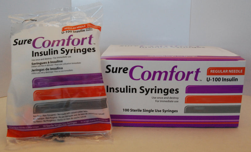 Syringe, Insulin Surecomfort .5Ml 31Gx5/16" (5Bx/Cs), Sold As 100/Box Allison 22-6505
