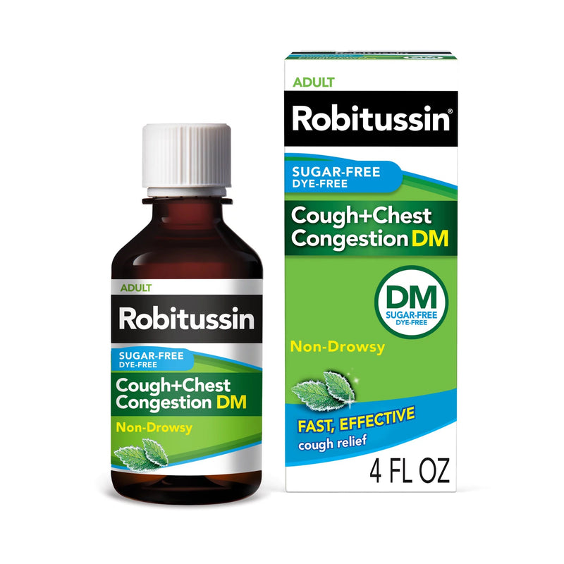 Robitussin® Sugar Free Cough + Chest Congestion Dm, Sold As 1/Each Glaxo 00031875912