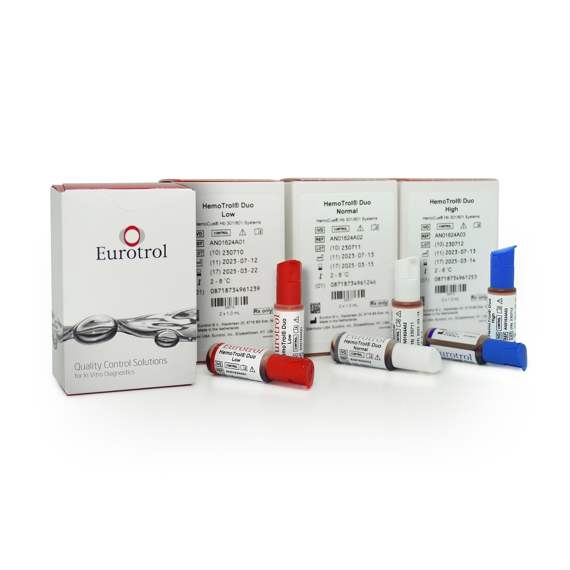 Control, Hemoglobin F/Use W/Hemocue Hb 801 System Duo Normal, Sold As 1/Each Hemocue 287.002.002