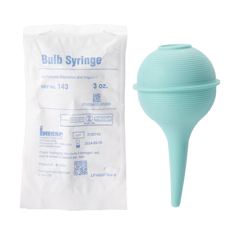 Busse Hospital Disposables Ear / Ulcer Bulb Syringe, Sold As 50/Case Busse 143