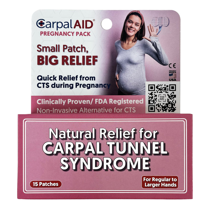Carpalaid® Patch Pregnancy Hand-Based Carpal Tunnel Support, Large, Sold As 720/Case Carpal Lgp15Pk