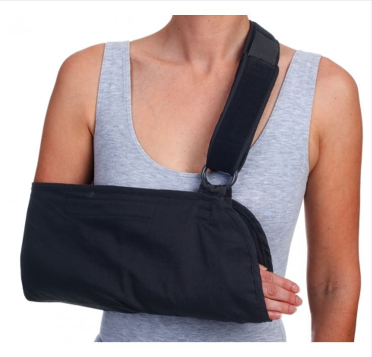 Procare® Unisex Blue Cotton / Polyester Arm Sling, One Size Fits Most, Sold As 1/Each Djo 79-92070