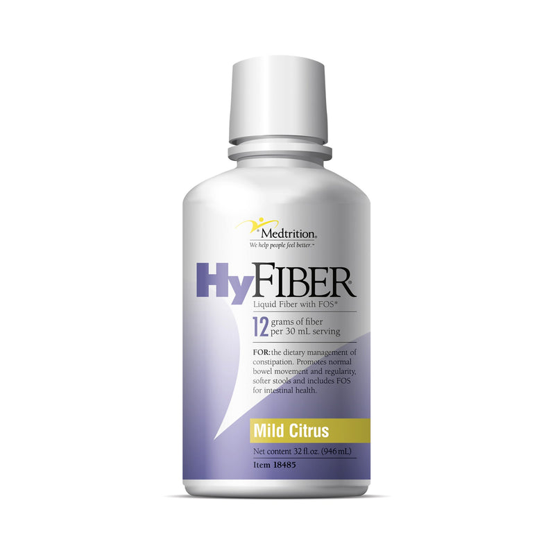 Hyfiber® Citrus Flavor Liquid Fiber With Fos, 32-Ounce Bottle, Sold As 1/Each Medtrition/National 18485
