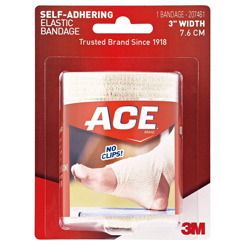 3M™ Ace™ Self-Adherent Closure Elastic Bandage, 3-Inch Width, Sold As 3/Box 3M 207461