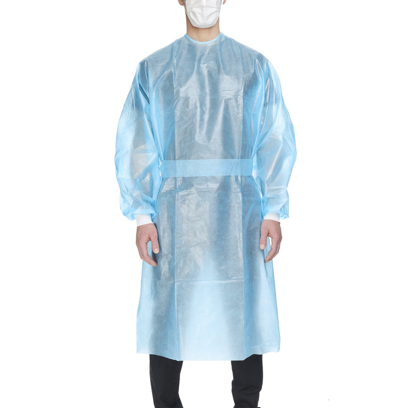 Mckesson Full Back Chemotherapy Procedure Gown, Extra Large, Sold As 10/Bag Mckesson 16-55Kvx