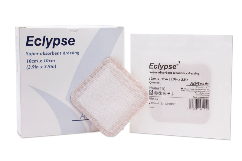 Eclypse® Super Absorbent Wound Dressing, 4 X 4 Inch, Sold As 1/Each Mediusa Cr3818