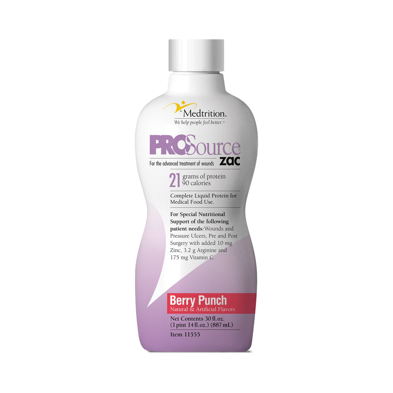 Prosource Zac™ Berry Punch Complete Liquid Protein For Medical Food Use, 32-Ounce Bottle, Sold As 4/Case Medtrition/National 11555