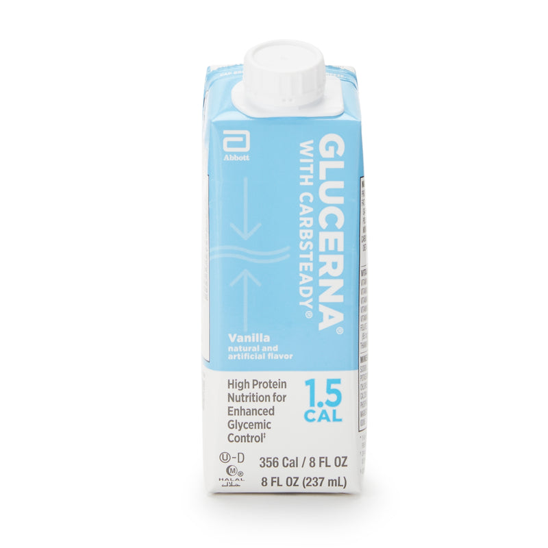 Glucerna® 1.5 Cal Vanilla High Protein Nutrition For Enhanced Glycemic Control, 8-Ounce Carton, Sold As 1/Each Abbott 64920