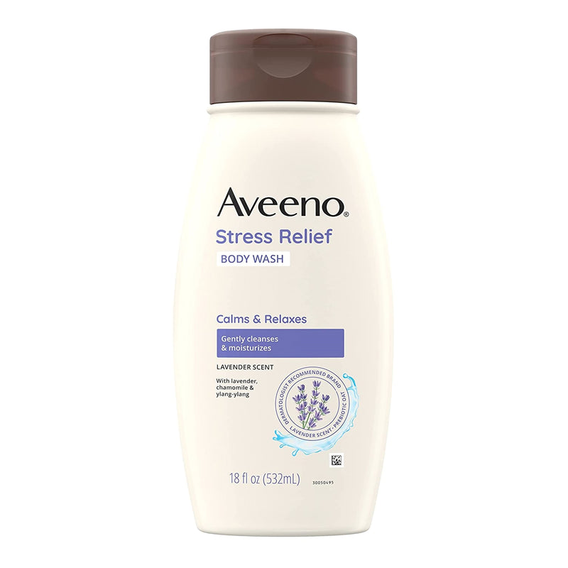 Aveeno, Body Wash Stress Relief Lav 18Oz, Sold As 1/Each J 38137117756