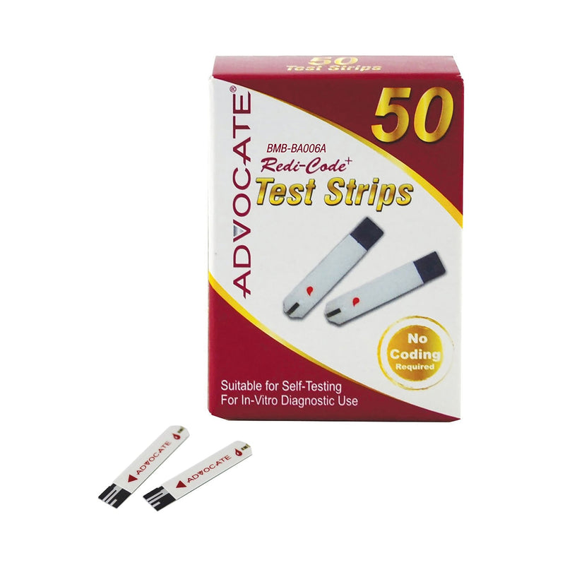Advocate® Redi-Code® Plus Blood Glucose Test Strips, Sold As 1/Box Pharma Bmb002
