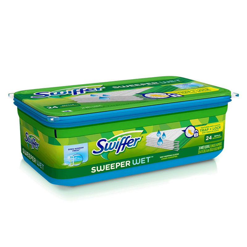 Duster, Swiffer Refill Wet Cloths (12/Cs), Sold As 1/Each Lagasse Pgc95531Ct