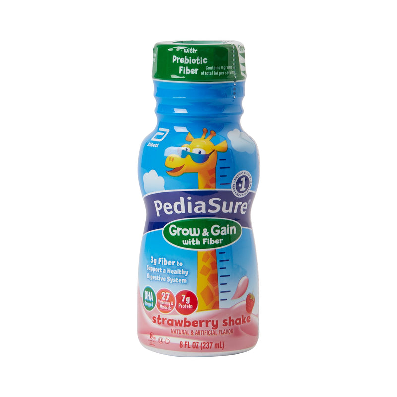 Pediasure® Grow & Gain With Fiber Strawberry Pediatric Oral Supplement, 8 Oz. Bottle, Sold As 1/Each Abbott 56368