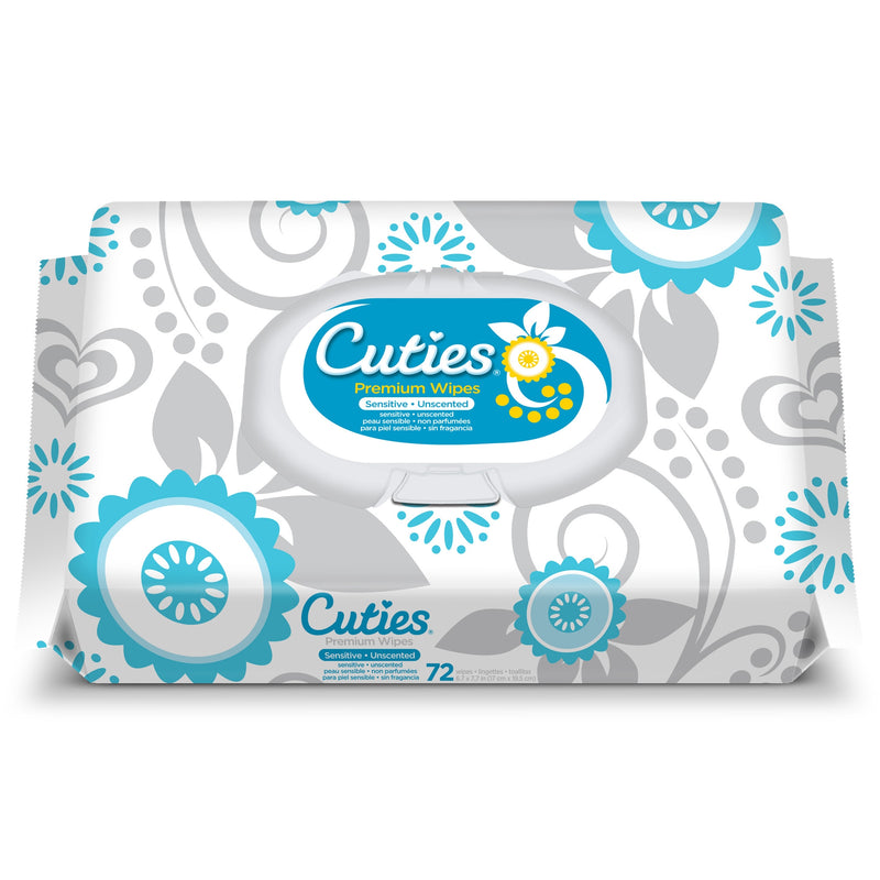 Cuties Baby Wipes, Soft Pack, Aloe, Unscented, Sold As 864/Case First Cr-16413/3