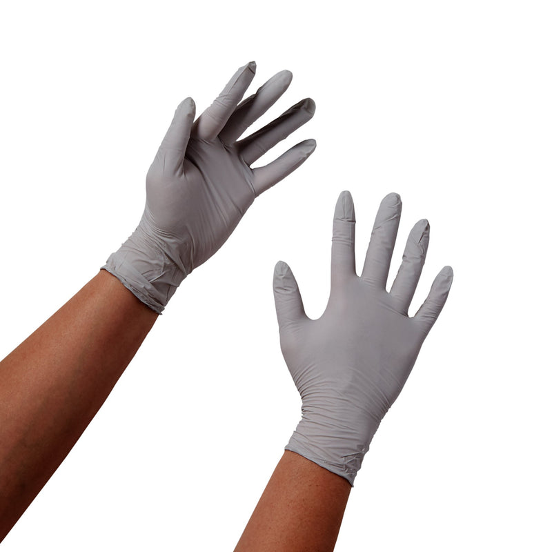 Sterling® Nitrile Exam Glove, Medium, Gray, Sold As 200/Box O&M 50707