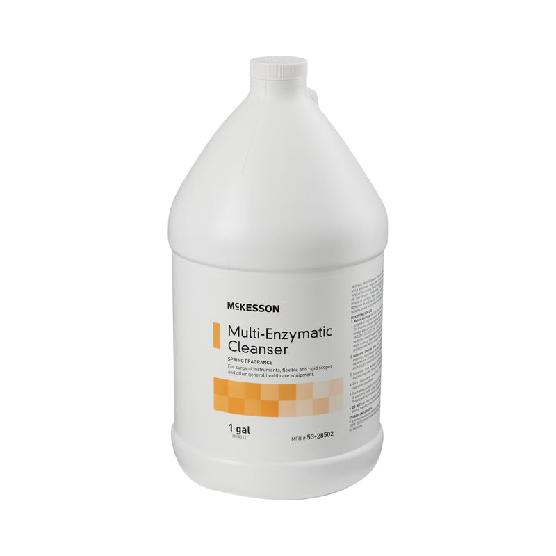 Mckesson Multi-Enzymatic Instrument Detergent, 1 Gal Jug, Spring Fresh Scent, Sold As 1/Each Mckesson 53-28502
