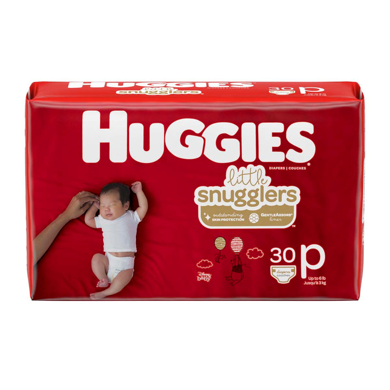 Huggies® Little Snugglers Diaper, Preemie, Sold As 30/Box Kimberly 67330