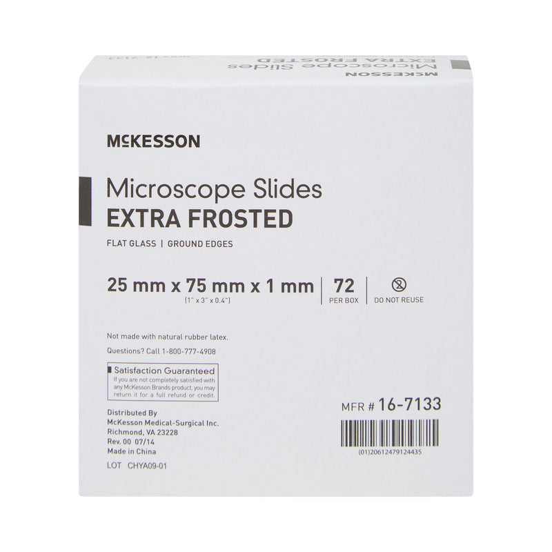 Mckesson Glass Microscope Slide, 1 X 3 Inch X 1 Mm, Sold As 20/Case Mckesson 16-7133