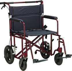 Drive™ Bariatric Heavy-Duty Aluminum Transport Chair, 22-Inch Seat Width, Sold As 1/Each Drive Atc22-R