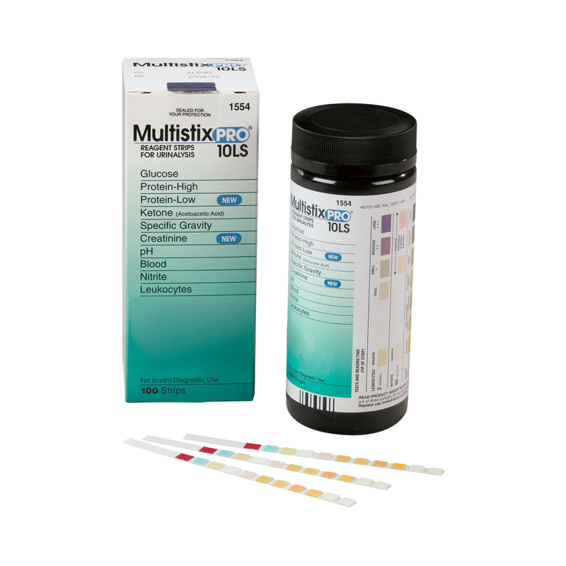 Multistix® Pro 10 Ls Urine Reagent Strips, Sold As 1/Each Siemens 10331147