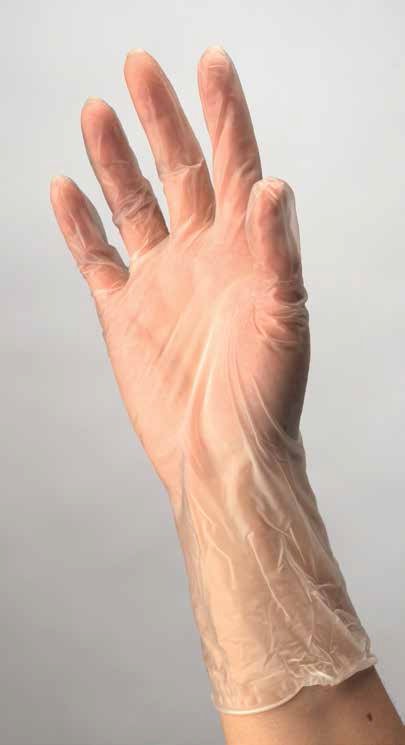 Esteem™ Vinyl Exam Glove, Medium, Clear, Sold As 150/Box Cardinal 8887Dotp