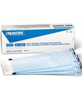 Pouch, Self Seal Duo-Ckeck 4.25X11 (200/Bx 10Bx/Cs), Sold As 200/Box Sps Scb1X