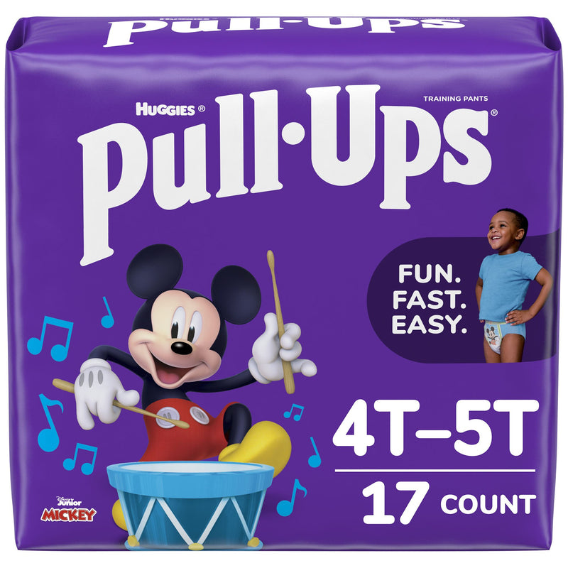 Pull-Ups® Learning Designs® For Boys Training Pants, 4T To 5T, Sold As 68/Case Kimberly 51358