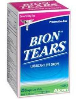 Bion Tears® Eye Lubricant, Sold As 28/Box Alcon 00065041918