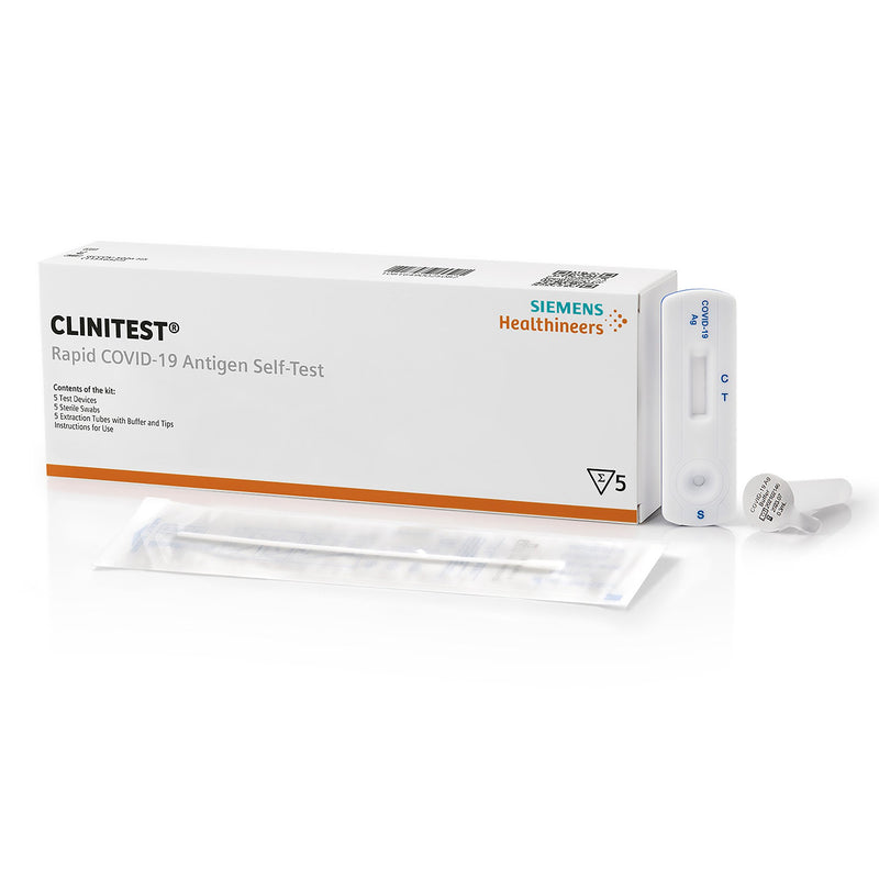 Clinitest® At-Home Otc Covid-19 Antigen Detection Respiratory Test Kit, Sold As 5/Kit Siemens 11556711