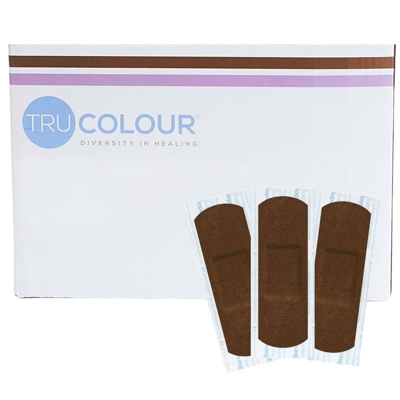 Trucolour® Dark Brown Adhesive Strip, 1 X 3 Inch, Sold As 6000/Case Tru-Colour Tcb-Pb1500