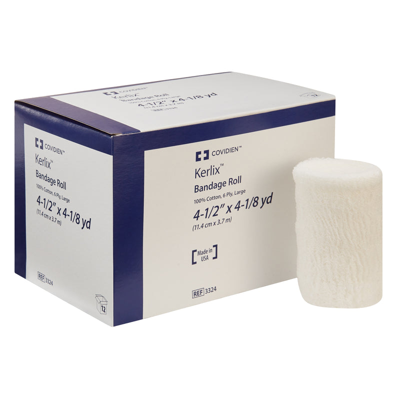 Kerlix™ Nonsterile Fluff Bandage Roll, 4-1/2 Inch X 4-1/10 Yard, Sold As 12/Carton Cardinal 3324