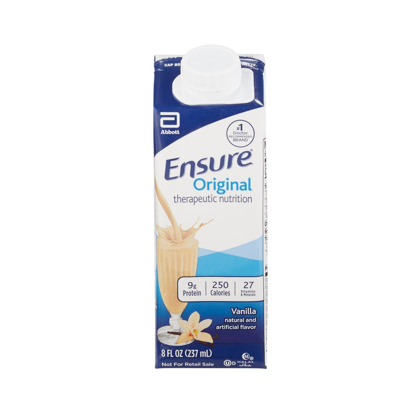 Ensure® Original Vanilla Therapeutic Nutrition, 8-Ounce Carton, Sold As 24/Case Abbott 64931