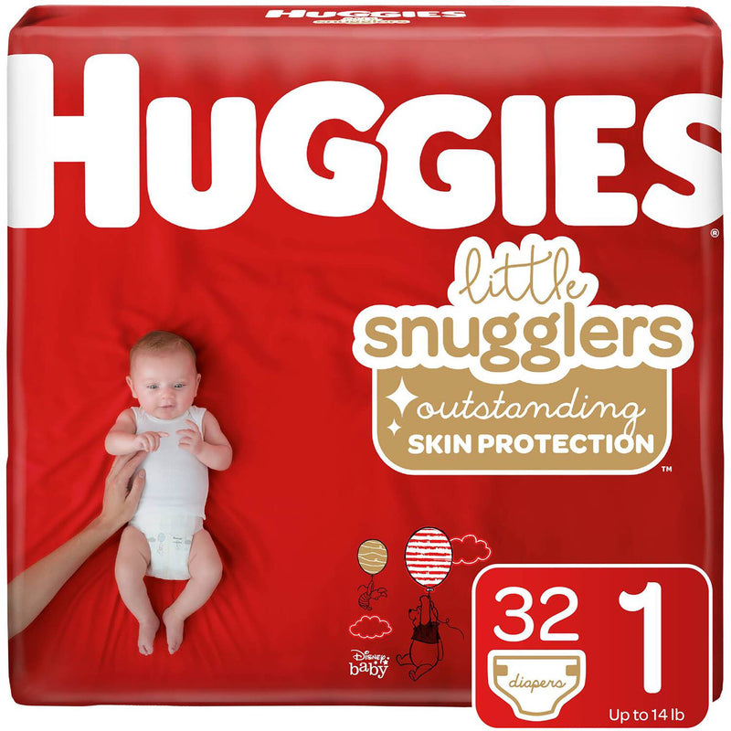 Huggies® Little Snugglers Diaper, Size 1, Sold As 240/Case Kimberly 34717
