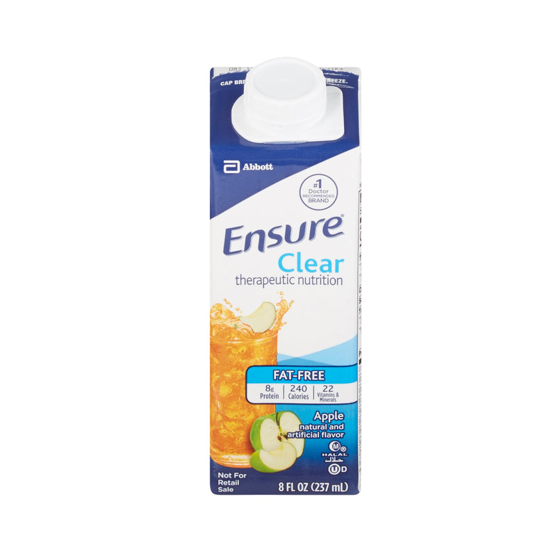 Ensure® Clear Therapeutic Nutrition, Apple, 8-Ounce Carton, Sold As 24/Case Abbott 64903