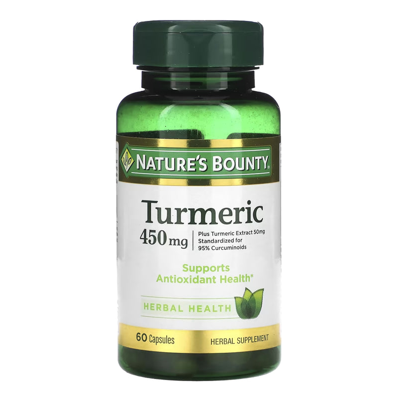 Turmeric, Cap Natures Bounty 450Mg (60/Bt), Sold As 1/Bottle Us 74312154171