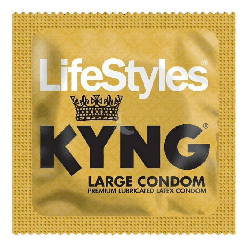 Condom, Lifestyles Kyng Gold Lg (1008/Cs), Sold As 1/Case Sxwell 310153