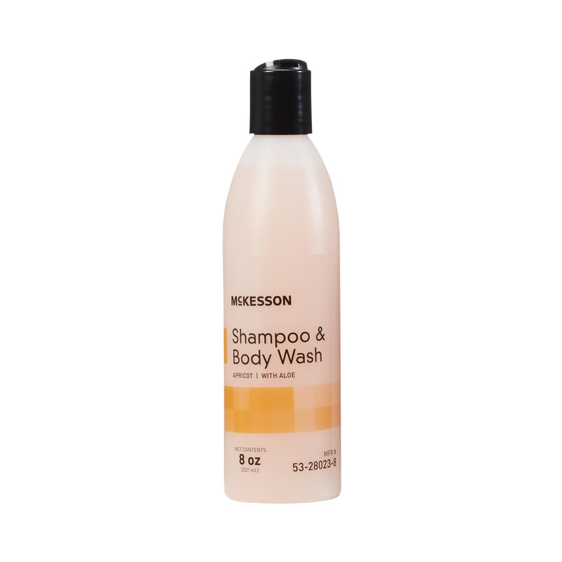 Mckesson Shampoo And Body Wash, Apricot Scent, 8 Oz. Squeeze Bottle, Sold As 48/Case Mckesson 53-28023-8