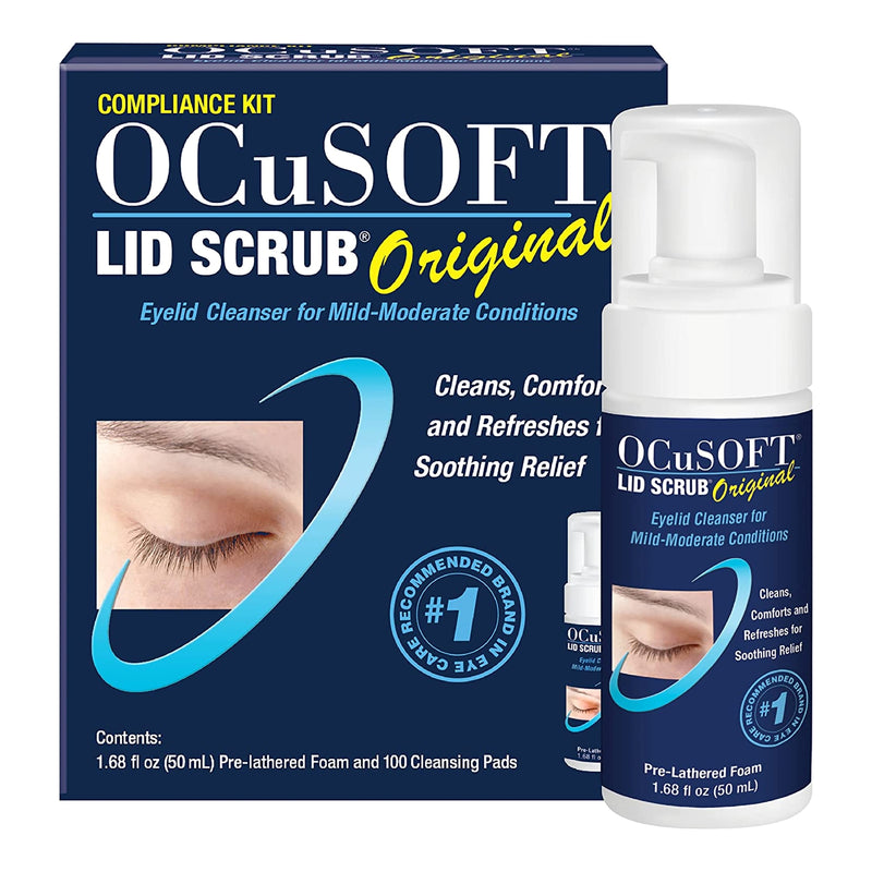 Ocusoft® Lid Scrub® Eyelid Cleanser Kit, Sold As 1/Each Ocusoft 54799030500