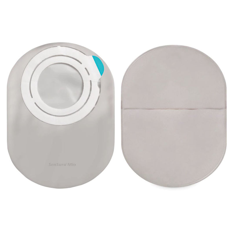 Sensura® Mio Flex Two-Piece Closed End Clear / Opaque Filtered Ostomy Pouch, Maxi Length, 70 Mm Flange, Sold As 30/Box Coloplast 12222