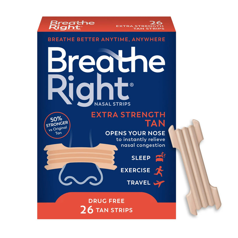 Breathe Right Nasal Strips, Extra Strength, Sold As 26/Box Foundation Consumer 81007180002