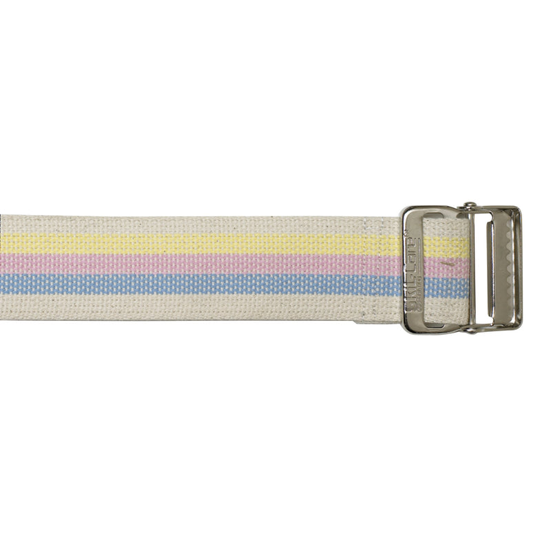 Skil-Care™ Heavy-Duty Gait Belt With Metal Buckle, Pastel Stripes, 60 Inch, Sold As 1/Each Skil-Care 252071
