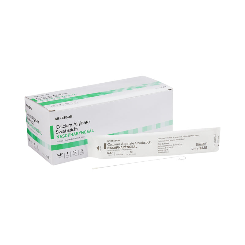 Mckesson Nasopharyngeal Collection Swab, 5½ Inch, Sold As 1/Each Mckesson 1338