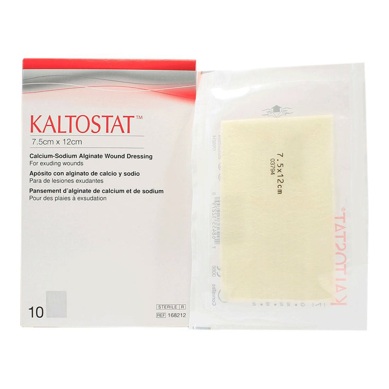 Kaltostat® Calcium Alginate Dressing, 3 X 4¾ Inch, Sold As 10/Carton Convatec 168212