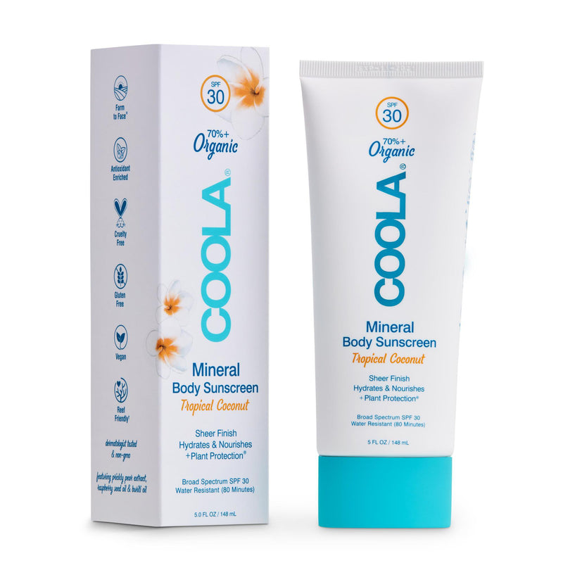 Sunscreen Coola® Mineral Body Spf 30 Lotion 5 Oz. Tube, Sold As 1/Each Coola Cl10191