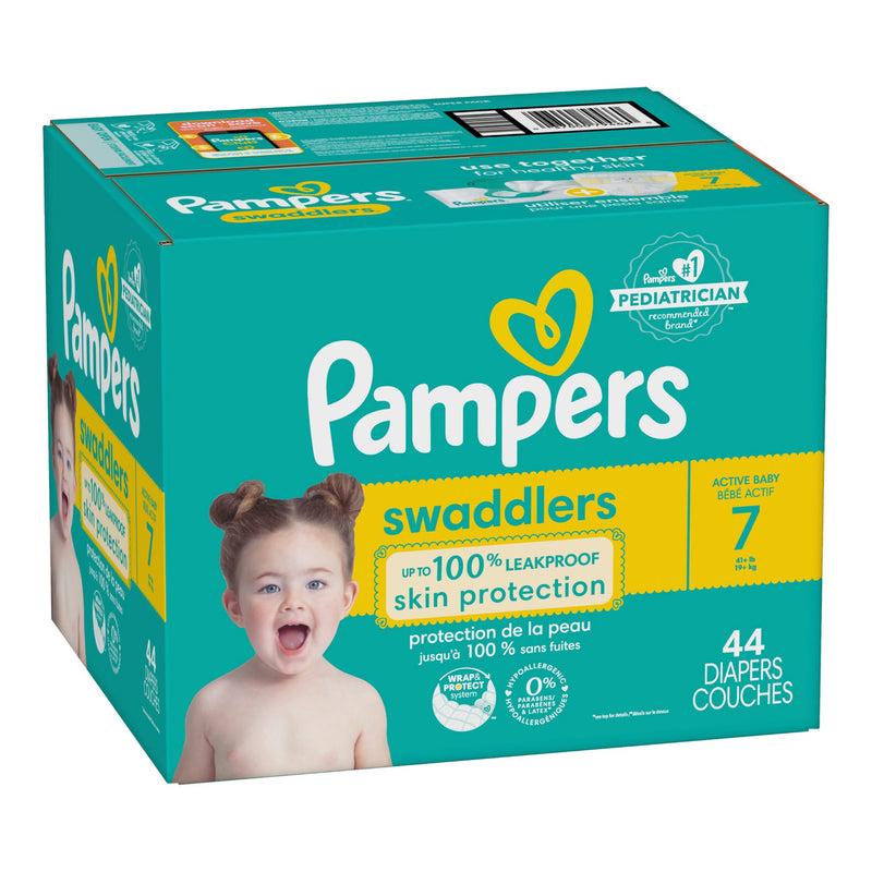 Pampers® Swaddlers™ Diapers, Size 7, Sold As 44/Case Procter 10037000794667