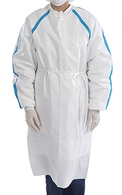 Gown, Chemo Critigear Sm/Med (10/Bg 3Bg/Cs), Sold As 30/Case Contec Hcga0800-S/M