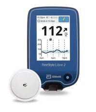 CONTINUOUS BLOOD GLUCOSE SYSTEM FREESTYLE® LIBRE 2 1 SECOND RESULTS NO CODING REQUIRED, SOLD AS 24/CASE, ABBOTT 71992